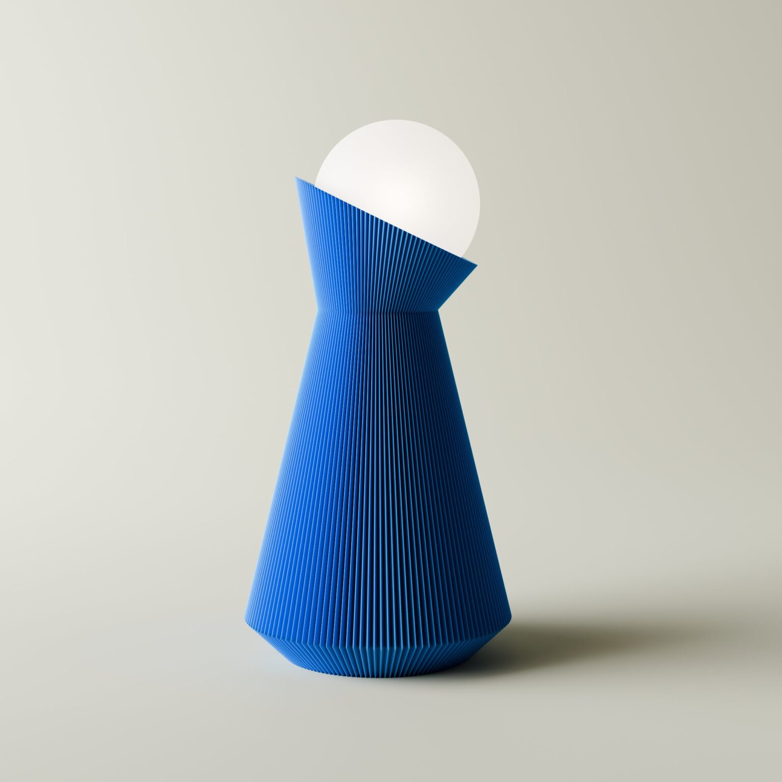 Sera table lamp in denim blue